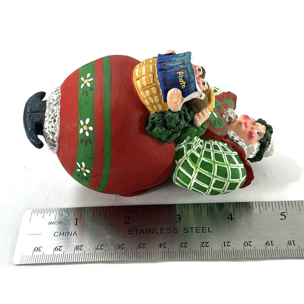 Vintage Dept 56 Christmas Ornament Angel Children Photo Album Family Memory 5” - Picture 7 of 9